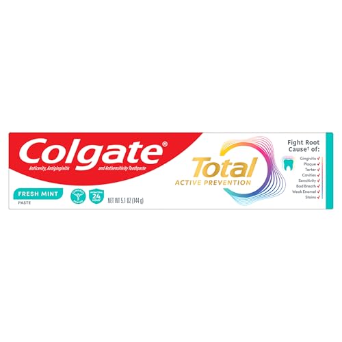 Colgate Total Fresh Mint Fluoride Toothpaste, 5.1 oz