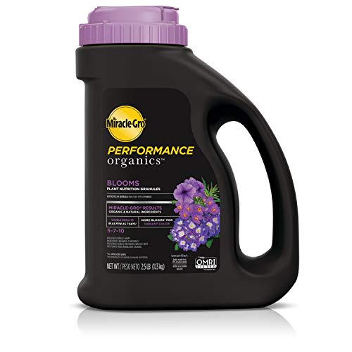 Miracle-Gro Performance Organics Blooms Plant Nutrition Granules, 2.5 lb.