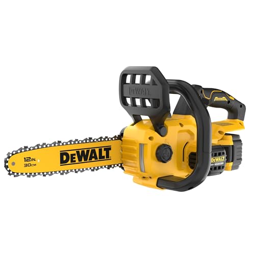DEWALT 20V MAX 12-Inch Cordless Chainsaw Kit with Battery and Charger Included (DCCS621P1)