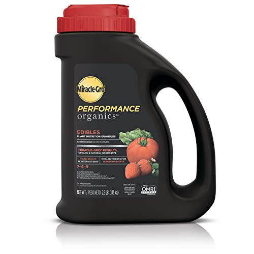 Miracle-Gro Performance Organics Edibles Plant Nutrition Granules, 2.5 lb.