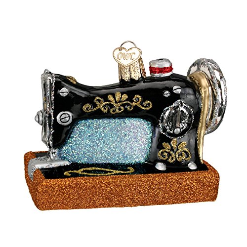 Old World Christmas Sewing Machine Tree Ornament