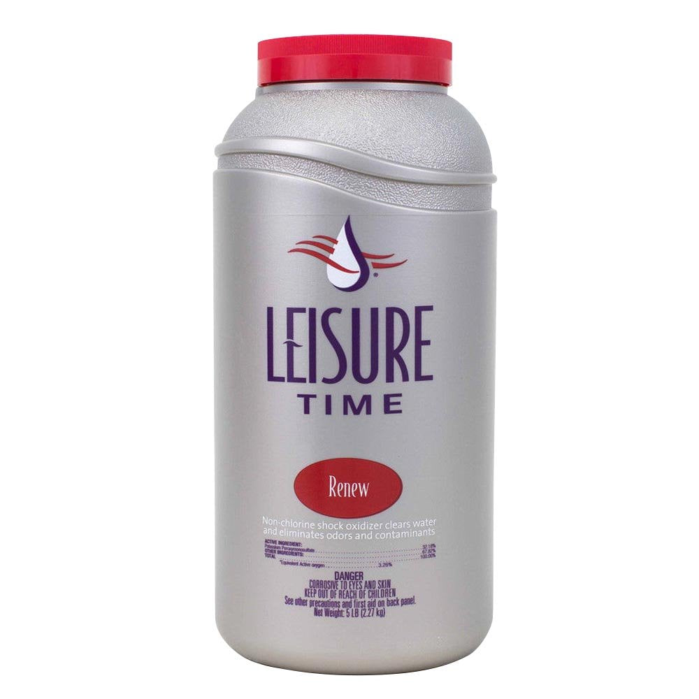Leisure Time RENU5, Spa Shock Renew Non-Chlorine Shock Treatment
