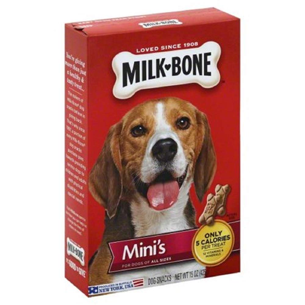 Milk-Bone Mini's Original Dog Treats, 15-oz box (2 Pack)