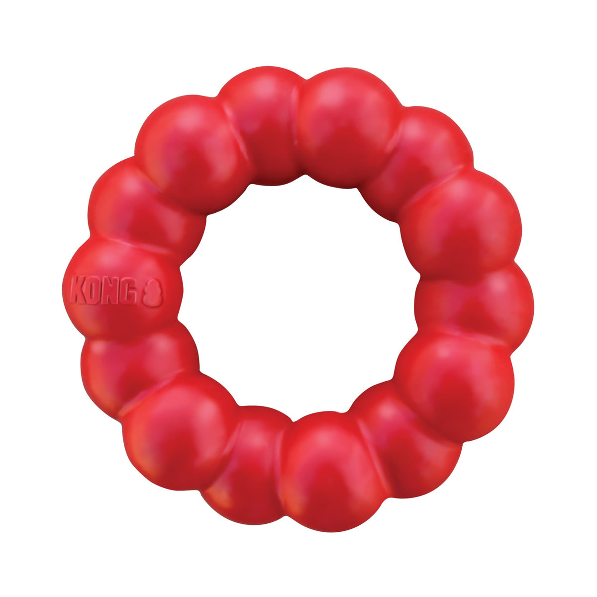 KONG Ring, Natural Rubber Chew Toy for Dental Health, for Small/Medium Dogs