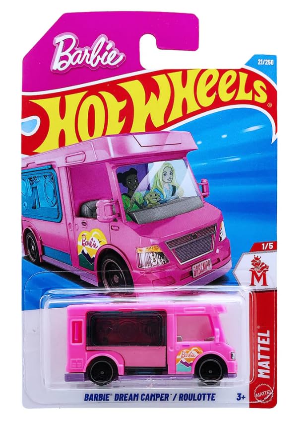 Hot Wheels Barbie Dream Camper [Pink] 1:64 Scale Diecast Toy Vehicle