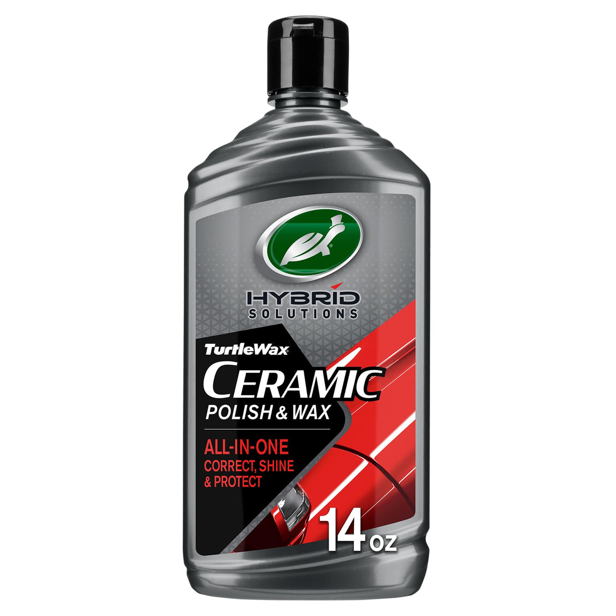 Turtle Wax Hybrid Solutions Ceramic Car Polish and Wax, 14 oz (Pack of 1)
