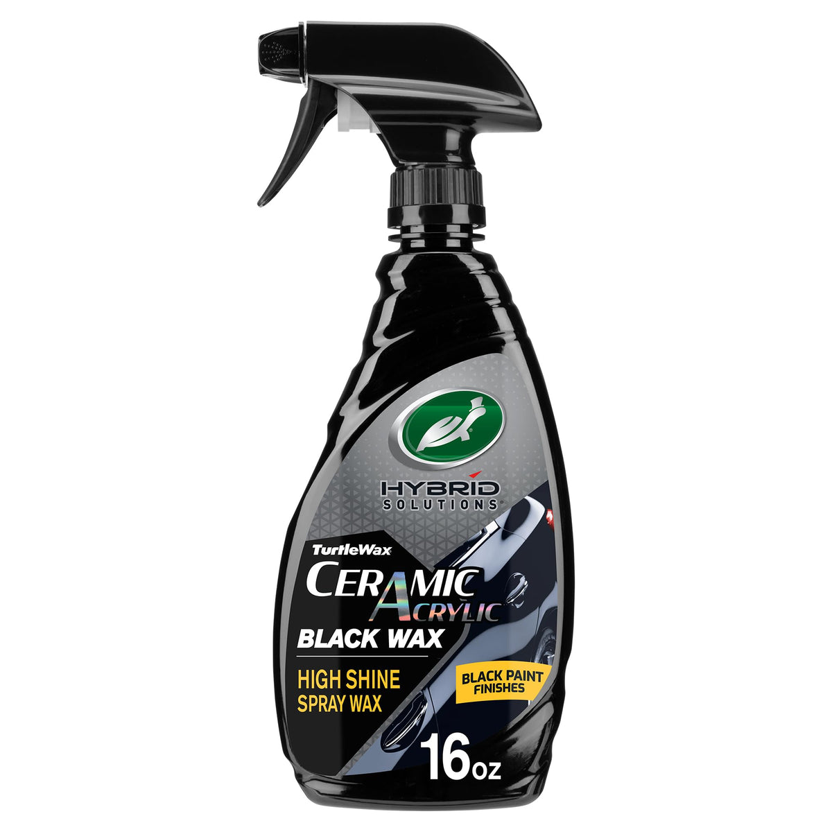Turtle Wax Hybrid Solutions Ceramic Black Car Wax Spray, 16 oz (Pack of 1)