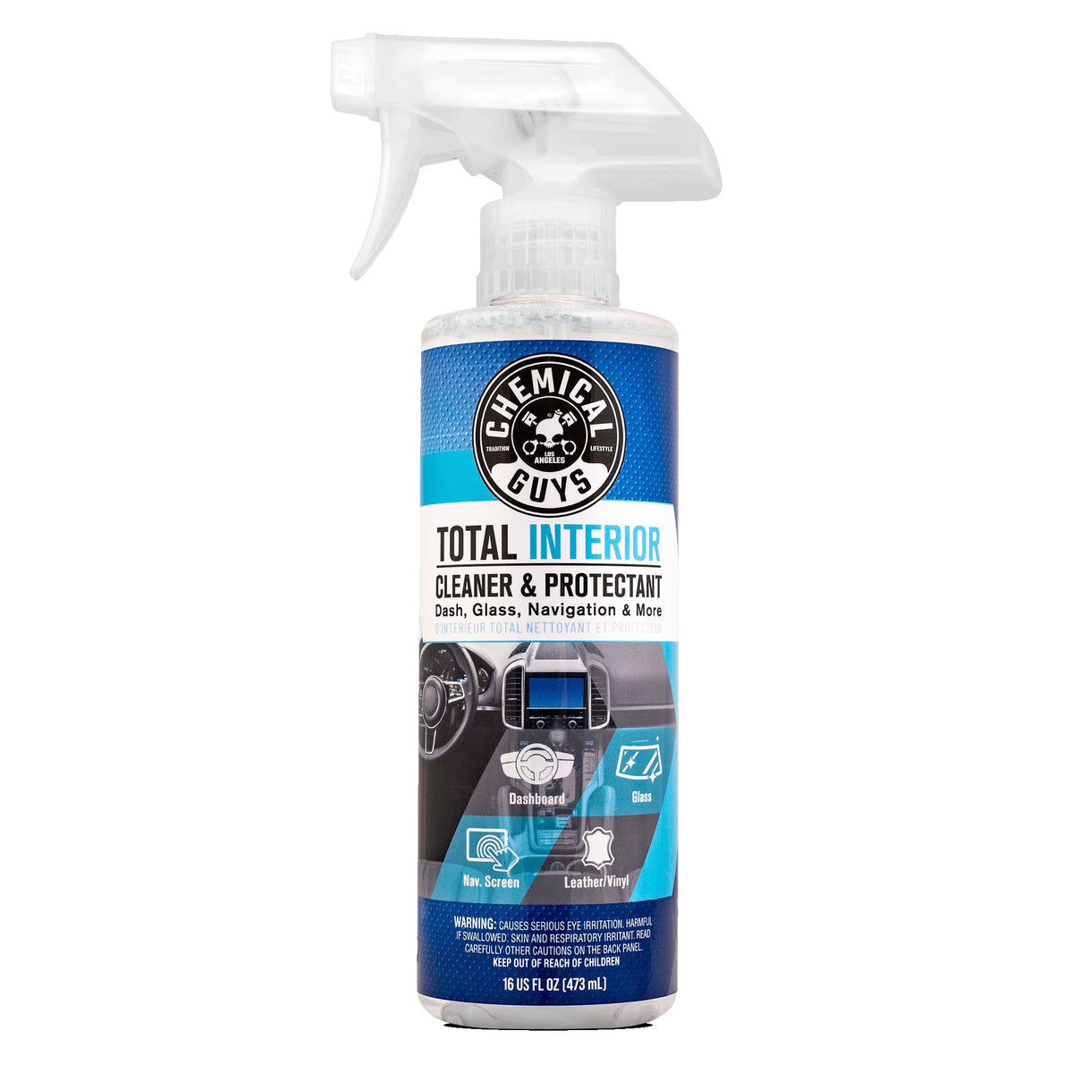 Chemical Guys Total Interior Cleaner & Protectant, Leather & Vinyl, 16 oz