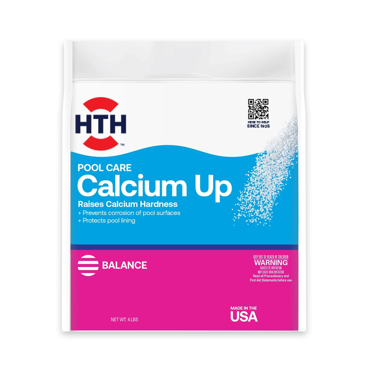 HTH 67059, Swimming Pool Care Calcium Hardness Up, 4 lbs