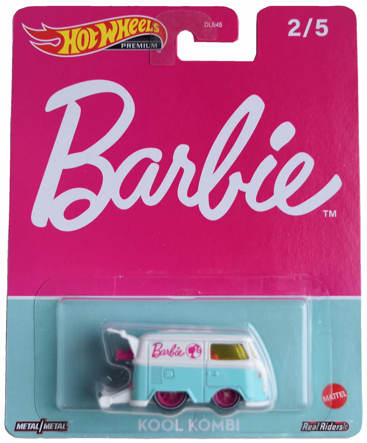 Hot Wheels Barbie Kool Kombi Diecast Toy Car (DLB45)
