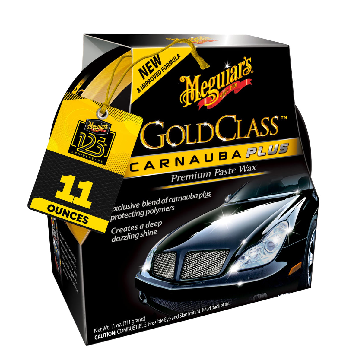 Meguiar's Gold Class Carnauba Plus Premium Paste Wax, 11 Oz