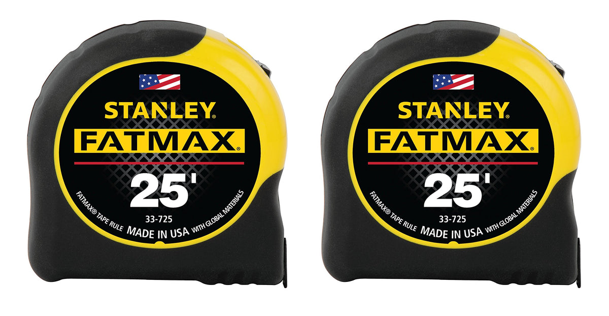 Stanley FMHT74038A FatMax 25 Foot Tape Measure 2-Pack