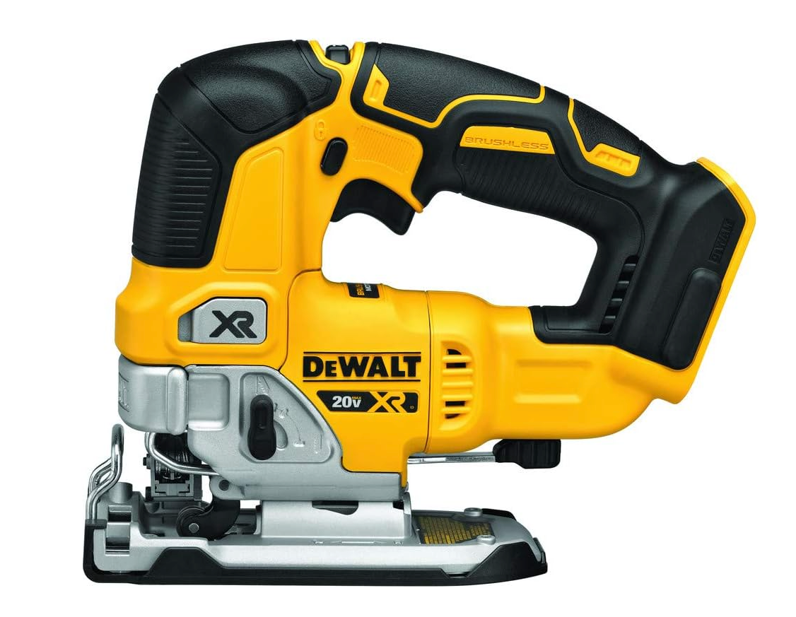 DEWALT 20V MAX XR Jig Saw, 3,200 Blade Speed, Cordless, Brushless Motor, LED Light, Bare Tool Only (DCS334B)