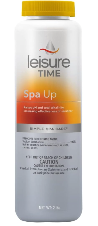 Leisure Time 22339A Spa Up, pH Increaser for Hot Tubs, Prevents Corrosion and Equipment Damage, Compatible with Various Sanitizers, 2 lbs
