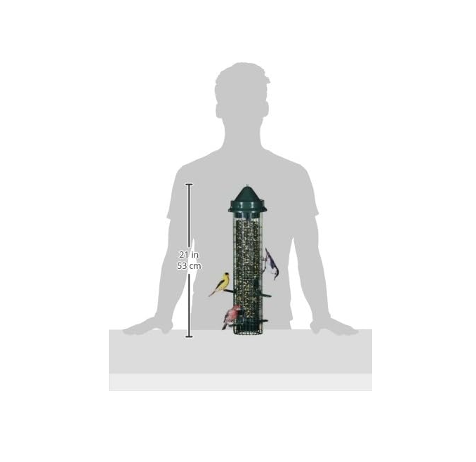 Squirrel Buster Classic Squirrel-proof Bird Feeder w/4 Feeding Ports, 2.4-pound Seed Capacity