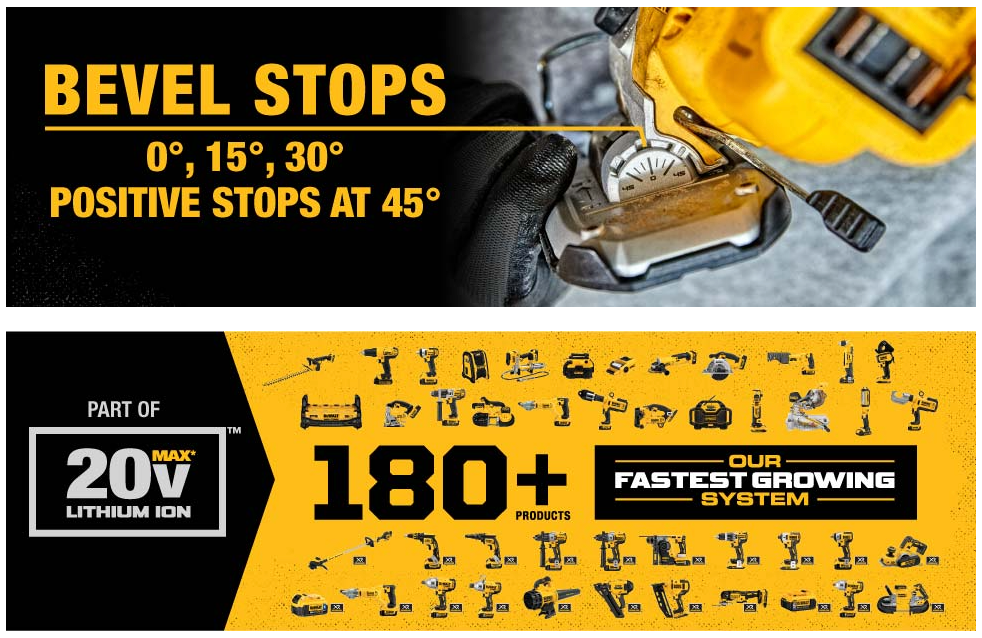 DEWALT 20V MAX XR Jig Saw, 3,200 Blade Speed, Cordless, Brushless Motor, LED Light, Bare Tool Only (DCS334B)