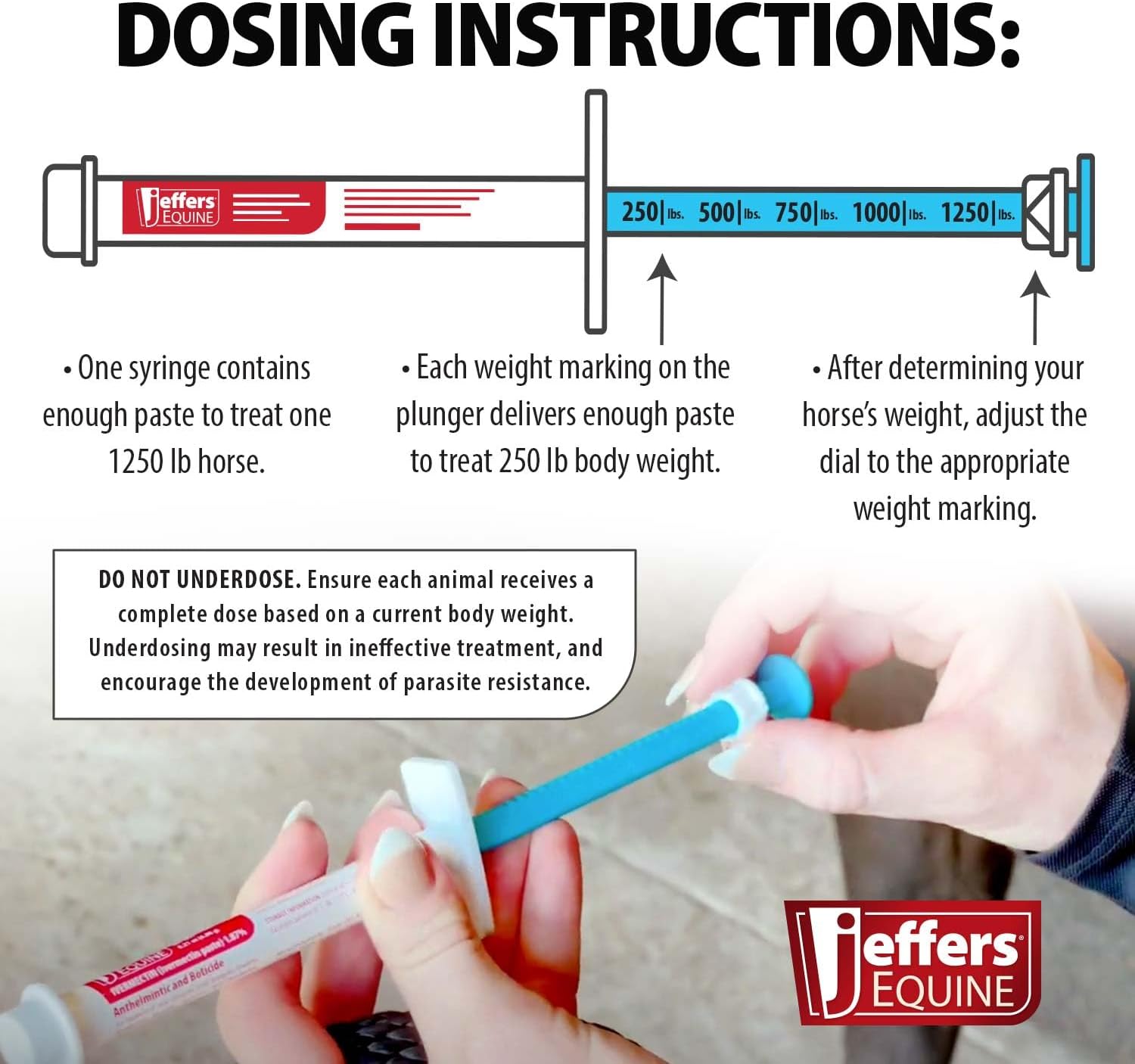 Jeffers Ivermectin Gel Dewormer for Horses - Apple Flavored, 1.87% Broad Spectrum Dewormer Paste - Effective Parasite Control for Worms, Pinworms, Bots & More - Safe for Equine of All Ages- 1 Pack